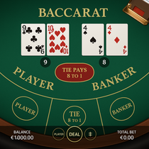 LuckyBlock - Baccarat Table Game - Banker vs Player